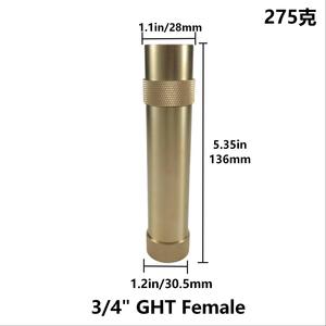Heavy Duty Brass Hose Nozzle Angle Adjustable For Patio Lawn Car Wash - Product Image 4