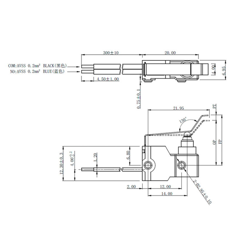 Micro-interrupteur Marquardt 1058.0351 – 24 V/DC 2 A, 1 X ON/(ON), IP67 – Pour Applications Industrielles étanches
