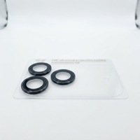 Nouvelle Arrivée : Protection d'objectif d'appareil photo transparente intégrale avec protection métallique pour iPhone 16 17 18 Pro Max
