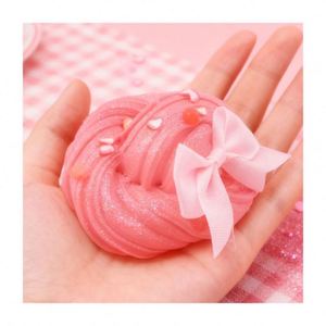 Kit de Modelado DIY de Slime de Mantequilla con Purpurina y Texturas de Arcilla y Espuma, con Abalorios de Algodón Pastel y Cuentas Aromáticas, para Manualidades - Product Image 3