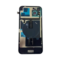 Pour iPhone 15, 15 Plus, 15 Pro : Vitre arrière avec cadre et connectivité sans fil, remplacement de la coque arrière