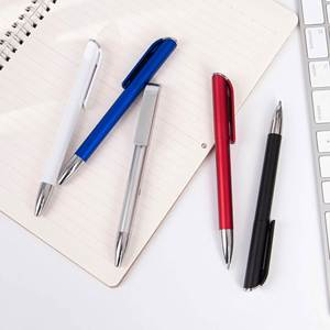 Stylos à bille personnalisés à mécanisme rotatif avec logo - Stylos promotionnels en gros pour entreprises - Product Image 3