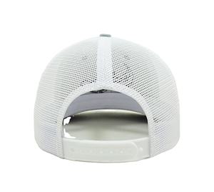 Gorra de camionero gris hecha en Vietnam con diseño bordado en 2D, espalda de malla transpirable personalizable y Snapback ajustable, estilo joven - Product Image 5