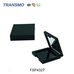 Boîtier compact pour poudre cosmétique avec couvercle à clapet, étui en plastique pour fond de teint, illuminateur et fard à joues avec miroir - Product Image 4