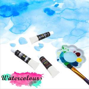 Juego de Pinturas de Acuarela Sólidas EABOR YB-0724 de 12 Colores con 3 Pinceles de 12 ml Cada Uno para Papel, Venta al Por Mayor - Product Image 5