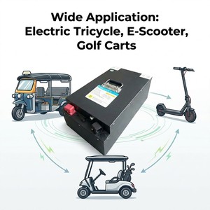 QingRun Oplaadbare 76.8V 46.5Ah E-bike Accu voor Elektrische Fiets/Motor/Elektrische Scooter - Product Image 5