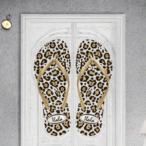 Sandalias de Verano Antideslizantes a la Moda, Plantilla de PE Ligera, Diseño de Punta Puntiaguda con Estampado de Guepardo para Mujer, Venta al Por Mayor - Product Image 2