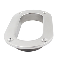 Ellipsoïde ovale Hawse tuyau accessoires de matériel marin taquet de quai bateau à angle droit/Yacht amarrage nouvel état laiton