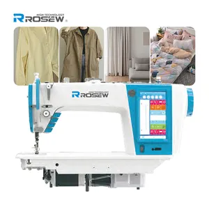 ROSEW R7S-Z-T nuova moda computerizzata Touch Screen lubrificazione automatica punto annodato macchina da cucire ad ago singolo