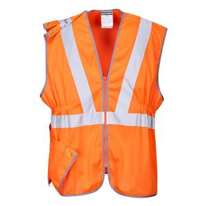 PORTWEST - RT20ORRL Gilet long RIS haute visibilité orange-EAN 5036108057498 HI-VIS WORKWEAR - Product Image 1