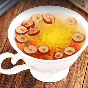 شاي العافية اليومية مع التوت الغوجي والأقحوان والتمر الأحمر خالٍ من الكافيين مزيج أعشاب - Product Image 3