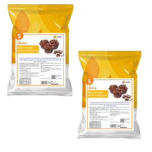 Mélange de pâte à muffins prêt à l'emploi pour la production de boulangerie, saveurs chocolat, vanille et personnalisées - Product Image 1