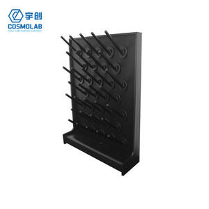高品質PP＆ステンレス製ペグボード実験室乾燥ラック（学校、病院、産業用）耐酸・耐アルカリ性 - Product Image 1