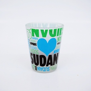 3oz colored vodka tourist souvenir shot glass cups for present
