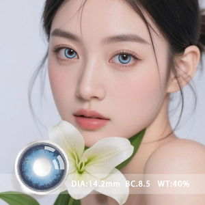 Lentes de Contacto Azules Suaves Populares de Venta al por Mayor de Fábrica YI TONG NIAN en Múltiples Estilos, Contenido de Hidratación: 40% - Product Image 6