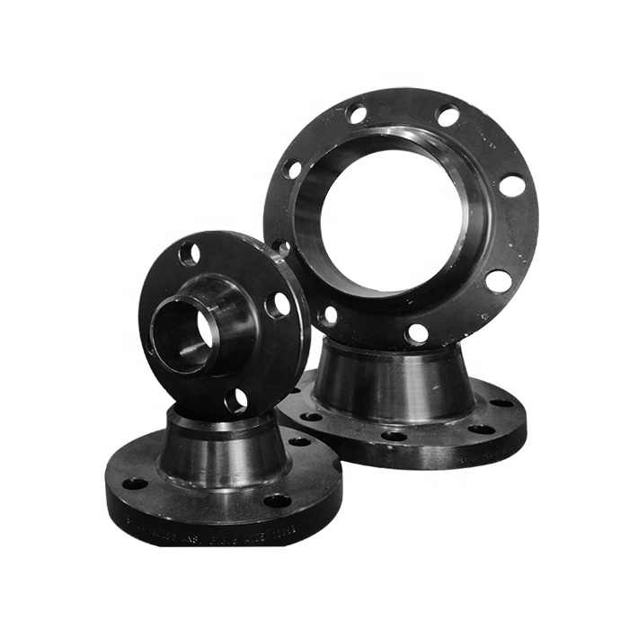 Customized Factory Din Standard Carbon Steel Pipe Fitting RF Weld Neck Pipe Flange Dimensions Price