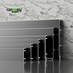 Beautiful Colors Wall Skirting Board Aluminum Metal 6063 Baseboard Aluminum Metal Skirting Board