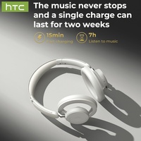 Nouveaux écouteurs ANC 2026 à réduction active du bruit pour casque sans fil supra-auriculaire avec contrôle tactile, son HiFi et mode transparence