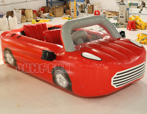 Giocattoli d'acqua gonfiabili veloci e furiosi 4.8x2.4x1.6 metri gommoni per auto - Product Image 1