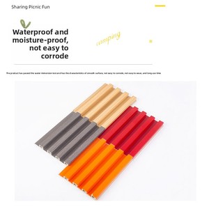 Paneles de Rejilla de Estilo Moderno y Fibra de Madera de 150 mm, Diseño de Gran Muralla, Revestimiento de Pared para TV, Revestimiento de Techo, Paneles Ondulados Ecológicos - Product Image 3