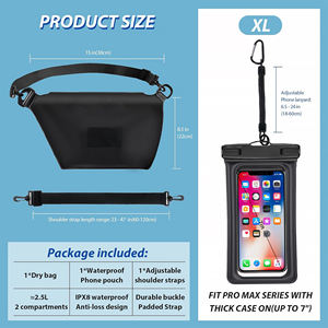 Borsa impermeabile e marsupio per telefono cellulare, - Product Image 3