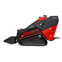 Mini-chargeuse sur chenilles compacte Cougars CG828A avec moteur Kubota certifié EPA et commande hydraulique pilotée, à vendre