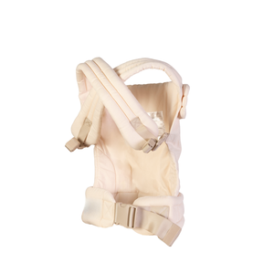 在庫あり ブランド名入り ホワイト ベビーキャリア バックパックキャリア 100% テクスチャードコットン 人間工学に基づいたベビーラップキャリア - Product Image 3