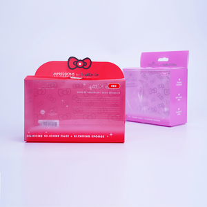 Прозрачная пластиковая коробка из ПВХ для косметического миксера, губка для макияжа, пластиковая коробка для упаковки - Product Image 4