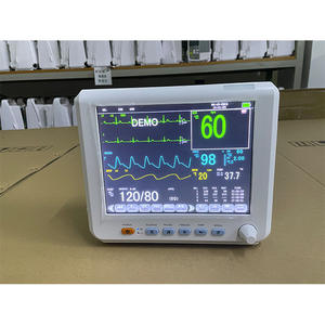 เครื่องมอนิเตอร์ผู้ป่วยอเนกประสงค์ Mk Pm80d หน้าจอ 8 นิ้ว แบตเตอรี่ในตัว ได้รับการรับรองมาตรฐาน CE สำหรับการตรวจสอบสัญญาณชีพ - Product Image 5