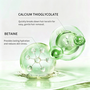 Crème dépilatoire douce hydratante et lissante pour zones intimes, jambes et aisselles, marque privée, 200g - Product Image 5