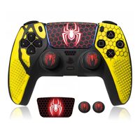 Großhandel Spinnen-Themen Schutzhülle aus Silikon für PlayStation 5 Gamepad Kratzfester Griff-Sleeve-Aufkleber in Verschiedenen Farben