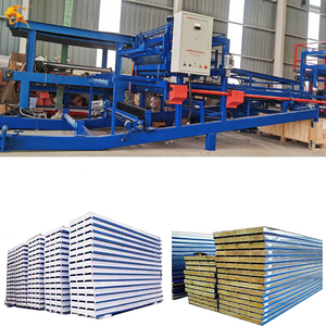 Phòng sạch Sandwich panel dây chuyền sản xuất EPS Sandwich Panel Máy Làm Đá len lạnh lưu trữ tường bảng hồ sơ máy - Product Image 2