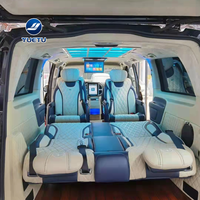 Siège de voiture électrique modifié de luxe pour Toyota Hiace Van Mercedes Vito en cuir synthétique Nappa
