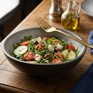 Japanese Korean Restaurant Ceramic Houseware of Crockery Pottery <strong>Cereal</strong> Pasta Serving Mixing <strong>Bowls</strong> <strong>Set</strong> - Product Image 3