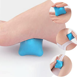 Pelota de masaje hexagonal de silicona para aliviar los músculos del cuello y los pies, ejercicio de Yoga, Unisex, naranja, rosa, azul, 51g, Gl1 - Product Image 2