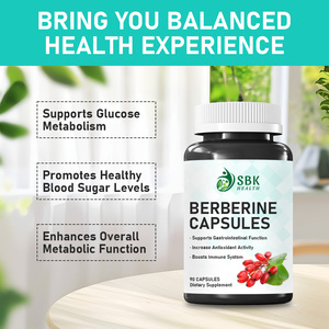 Factory Customization Berberine Hydrochloride Capsules 1500mg Food <b>Supplement</b> Traditional Digestive Support - Product Image 4