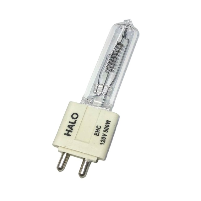 EHC EHB 120V 500W G9.5 Quartz Glass Halogen Lamp 3200K 13000 Lumens 360 Beam Angle CRI 99 Dimmable