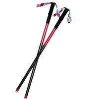 Bâtons de course Ultra Trail Vintage Pliable Trail Stick Ultralight Telescope Trekking Pole