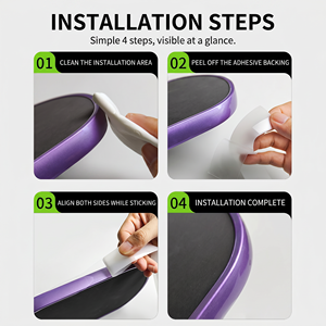 Bande de protection universelle en TPU alvéolé de 750 mm pour raquette de pickleball de 16 mm, film protecteur sans couture à texture miroir pour équipement sportif - Product Image 4