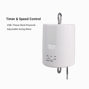 <span class=keywords><strong>Hamaca</strong></span> Eléctrica Ajustable para Bebé con Motor, Temporizador y Control <span class=keywords><strong>de</strong></span> Velocidad, Compatible con USB/Banco <span class=keywords><strong>de</strong></span> Energía, Carga <span class=keywords><strong>de</strong></span> 18 kg, Cuna <span class=keywords><strong>de</strong></span> Algodón para Dormir para Recién Nacidos - Product Image 5