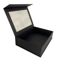 Boîte d'emballage cadeau de luxe en carton rigide personnalisée avec logo, pour bijoux (bagues, bracelets, colliers) et mariages, avec éponge intégrée