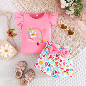 Ropa bonita para bebés Conjuntos de ropa para niñas pequeñas Ropa de verano para niños Trajes para niñas Vestido para bebés 2-3Y - Product Image 6