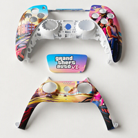 Coque de remplacement avant et arrière pour manette PS5, pièces de réparation pour console de jeu, boîtier de manette, accessoires de boutons DIY