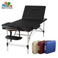 Tables et lits de massage pliables portables en aluminium, lit de massage de nouvelle conception, extra large, hauteur réglable, table de massage de spa