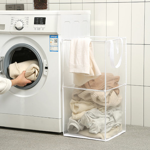 Transparent Mesh Household Bathroom Laundry <b>Basket</b> - Product Image 3
