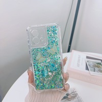 360 coque de téléphone à paillettes Fundas pour Redmi Note 14 13 Pro Plus 13C, armure 3 en 1 étuis de protection antichoc pour xiaomi