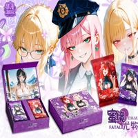 Cartes à collectionner d'anime Waifu en gros, boîte de cartes d'histoire de personnages de déesse pour collectionneurs