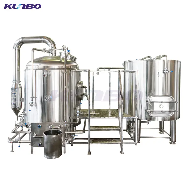 KUNBO Industrial Fresh Beer Brewing Equipment for Brewing