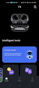 Real-time AI penerjemah Earbuds 6-8 jam waktu putar 164 bahasa terjemahan suara/teks interpretasi serentak untuk Android - Product Image 4