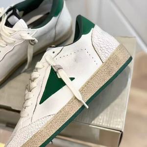 High Quality Genuine Leather Mesh Lace Up Flexible Anti Slip Waterproof Sports Shoes Trendy Fashion Dirty Casual Shoes Retro - Product Image 3